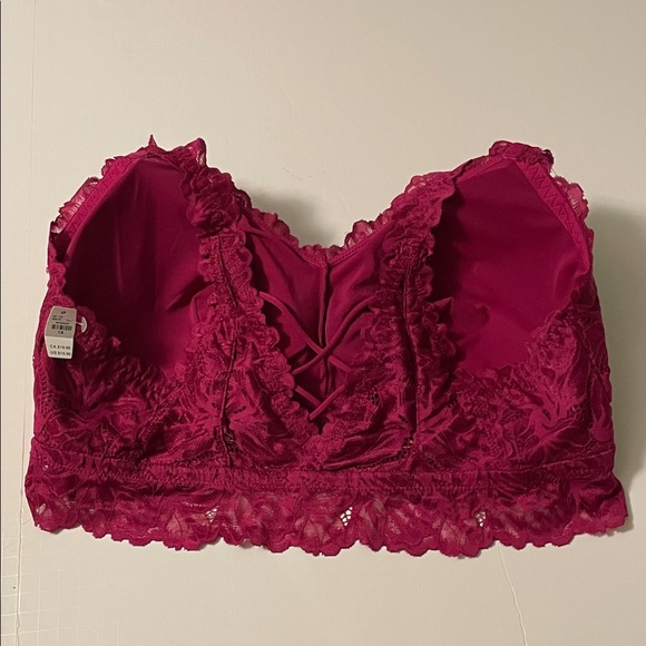 Maurices Lace Bralette - Deep Red - Picture 4 of 6